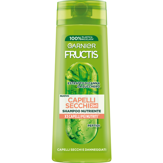 GARNIER FRUCTIS SHAMPOO 250ML 2IN1 CAPELLI SECCHI CAPELLI SECCHI E DANNEGGIATI