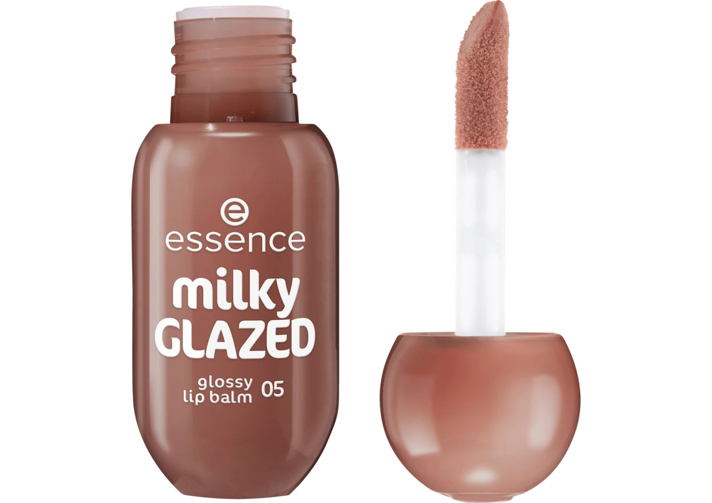 ESSENCE MILKY GLAZED GLOSSY LIP BALM BALSAMO LABBRA 05 LATTE-TUDE