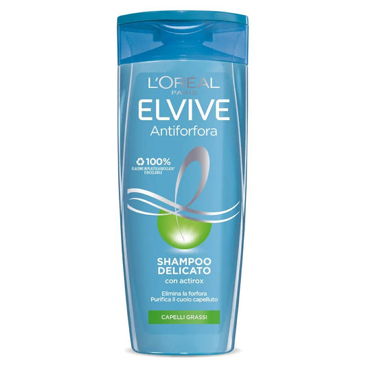 L'OREAL ELVIVE SHAMPOO 400ML ANTIFORFORA DELICATO CAPELLI GRASSI