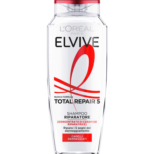 L'OREAL ELVIVE SHAMPOO 400ML TOTAL REPAIR 5 CAPELLI DANNEGGIATI