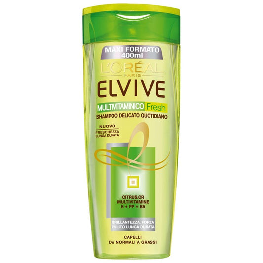 L'OREAL ELVIVE SHAMPOO 400ML MULTIVITAMINICO FRESH