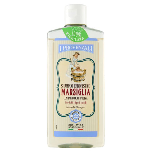 I PROVENZALI SHAMPOO 250ML MARSIGLIA CON PURO OLIO D'OLIVA PER TUTTI I TIPI DI CAPELLI