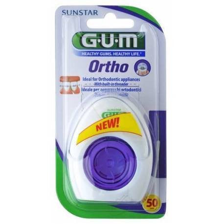 GUM ORTHO FLOSS FILO 50 USI