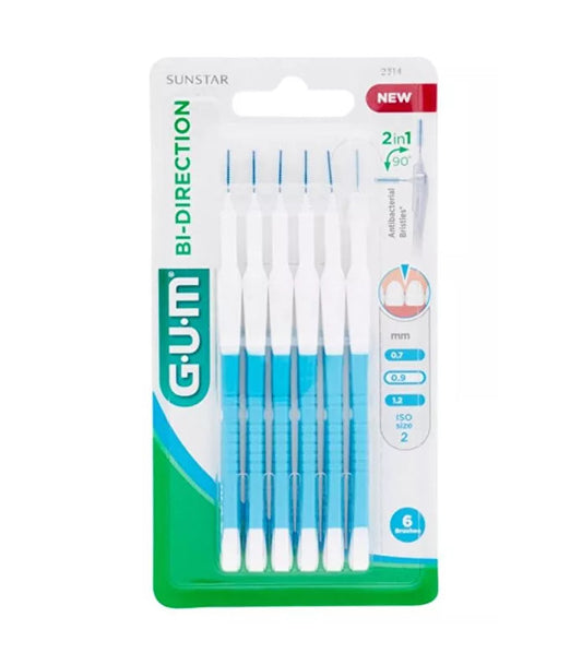 GUM SCOVOLINI BI-DIRECTION 2314 6PZ 0,9MM