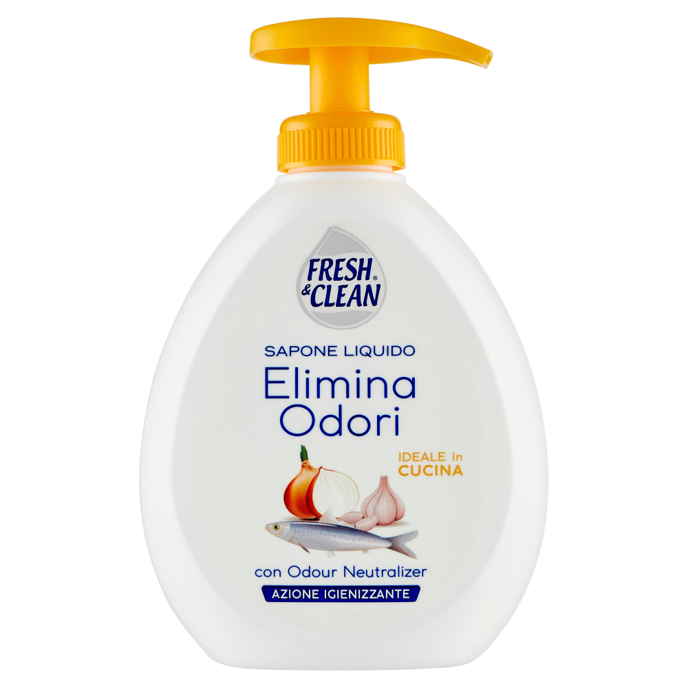 FRESH&CLEAN SAPONE LIQUIDO 300ML ELIMINA ODORI CUCINA