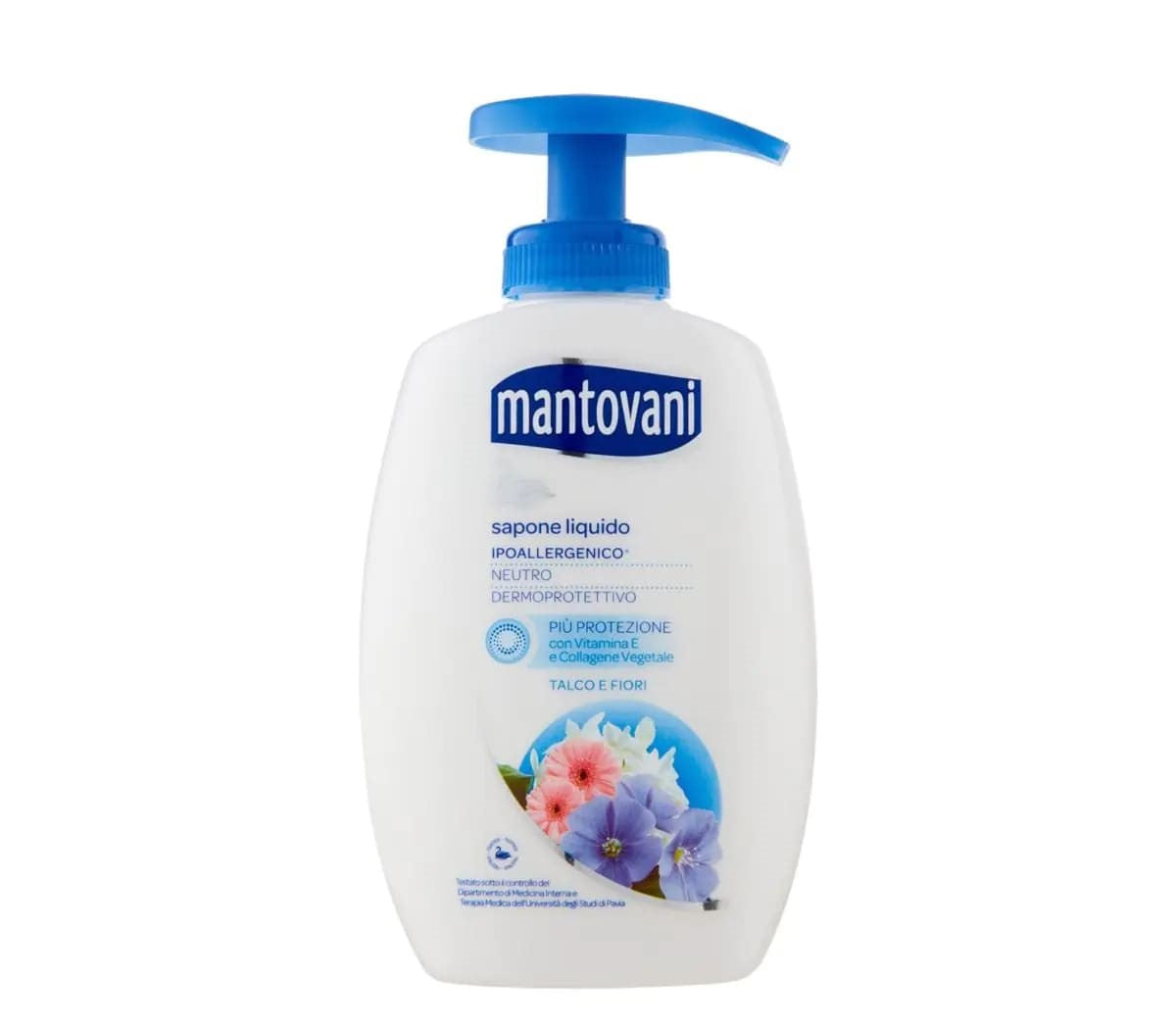 MANTOVANI SAPONE LIQUIDO 300ML NEUTRO TALCO E FIORI