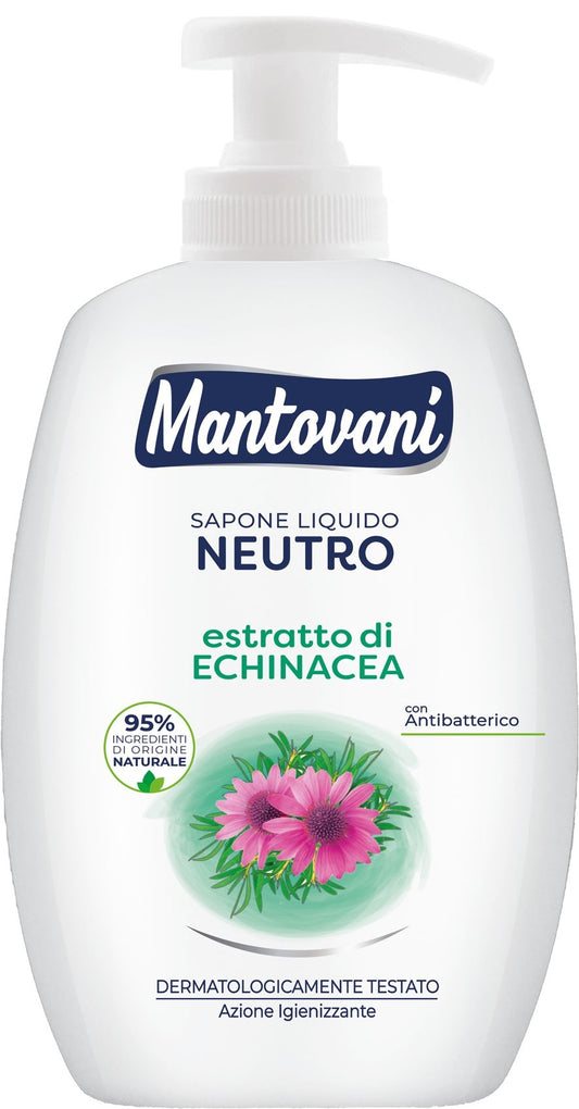 MANTOVANI SAPONE LIQUIDO 300ML ESTRATTO DI ECHINACEA CON ANTIBATTERICO