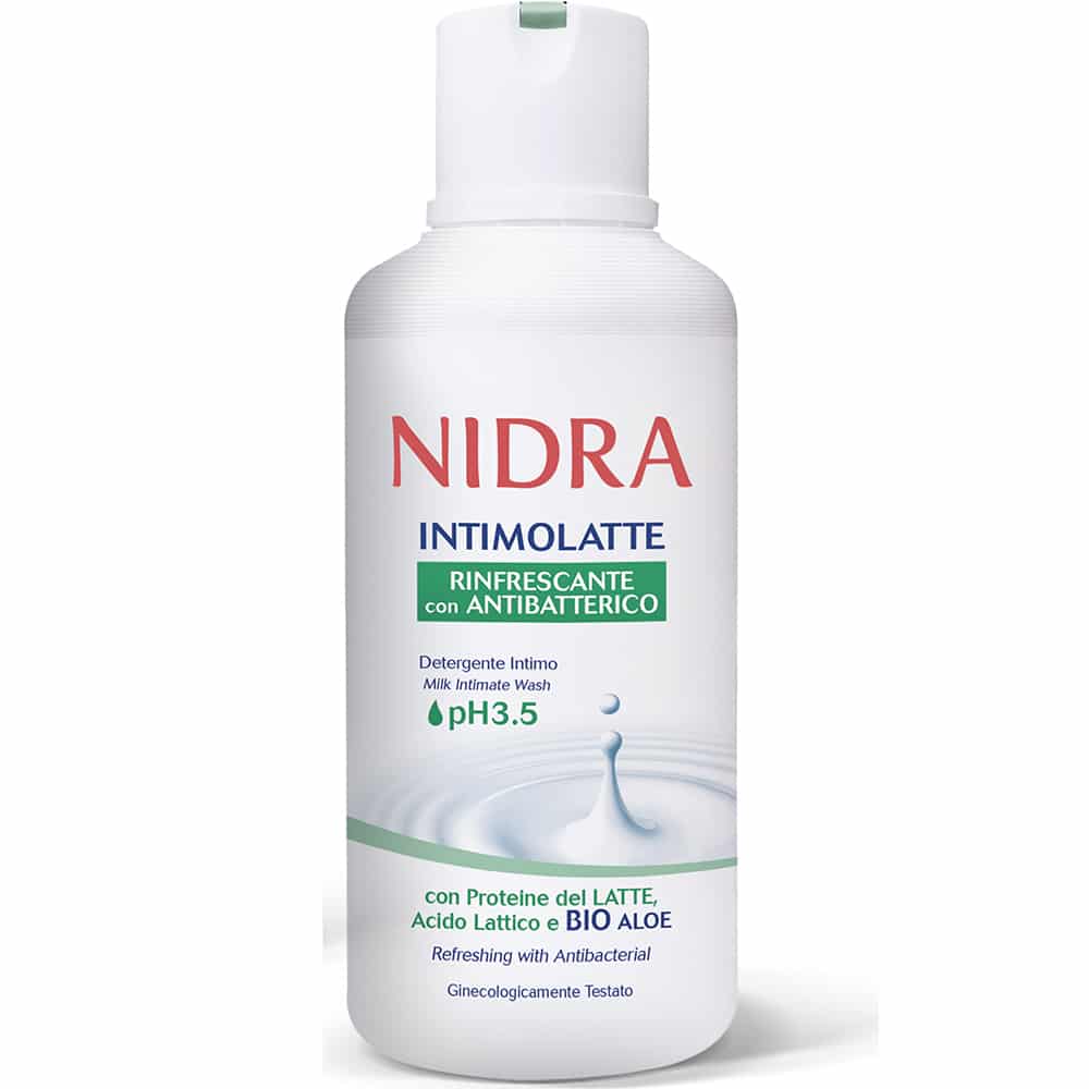 NIDRA INTIMOLATTE 500ML RINFRESCANTE CON ANTIBATTERICO CON PROTEINE, DEL LATTE ACIDO LATTICO E BIO ALOE