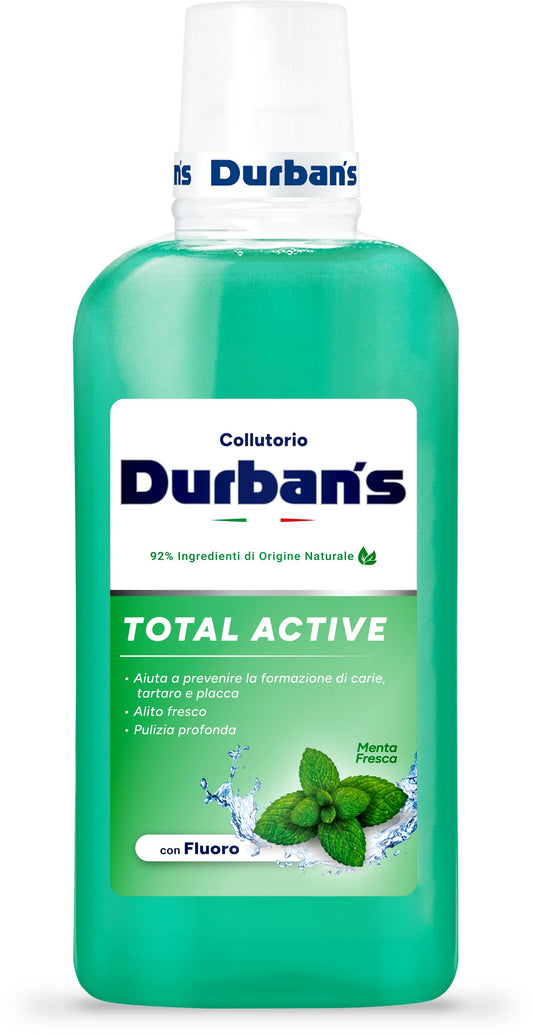 DURBAN'S COLLUTTORIO 500ML TOTAL ACTIVE CON FLUORO MENTA FRESCA