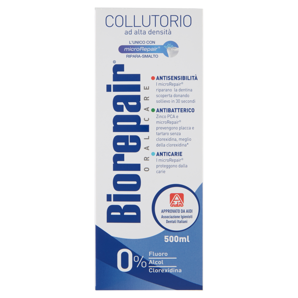 BIOREPAIR COLLUTTORIO 500ML 3IN1 ANTISENSIBILITA' ANTIBATTERICO ANTICARIE