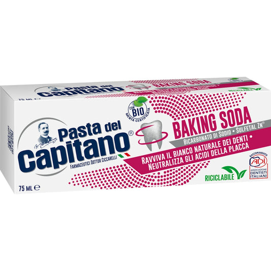 PASTA DEL CAPITANO DENTIFRICIO 75ML BAKING SODA