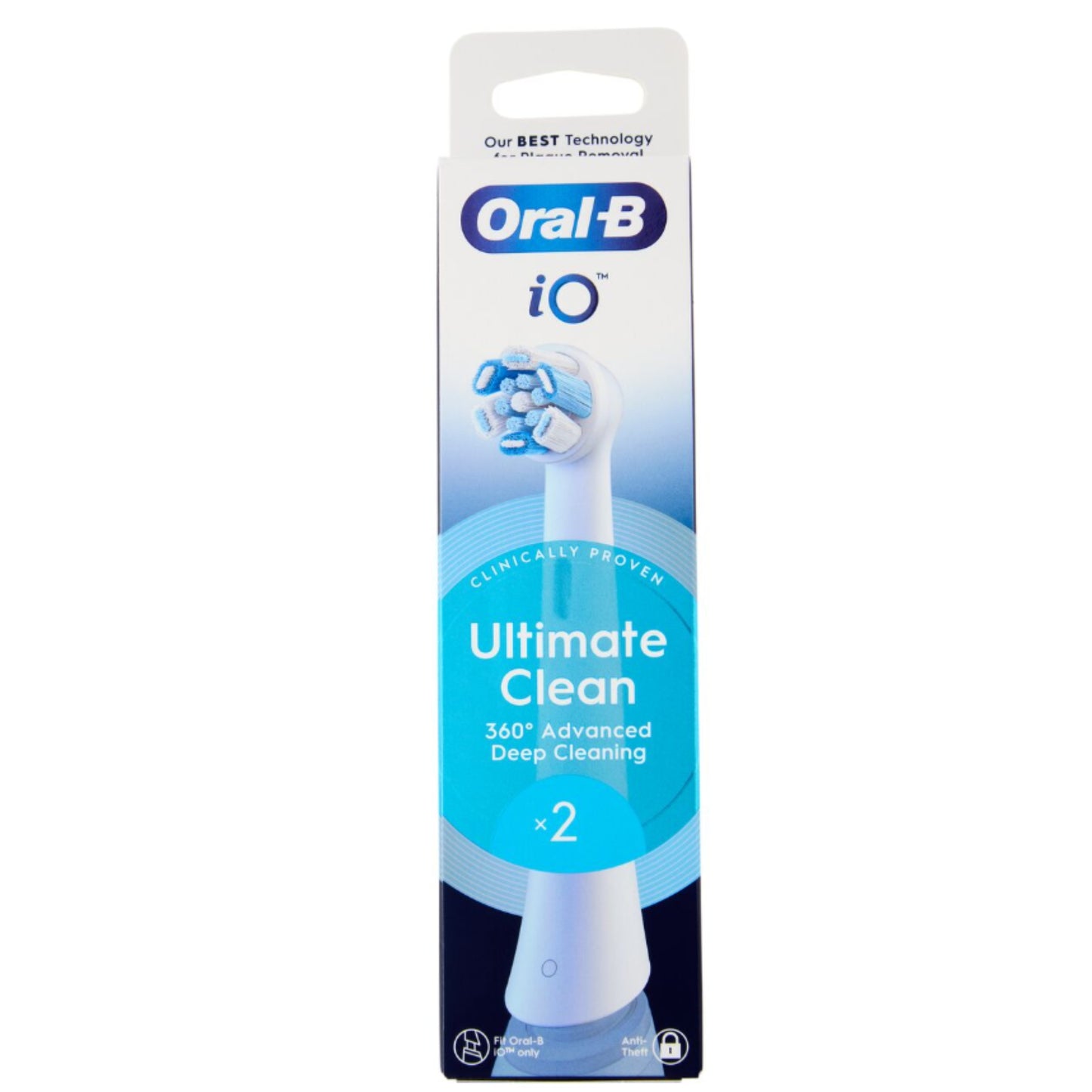 ORAL-B REFILL IO ULTIMATE CLEAN WHITE X2