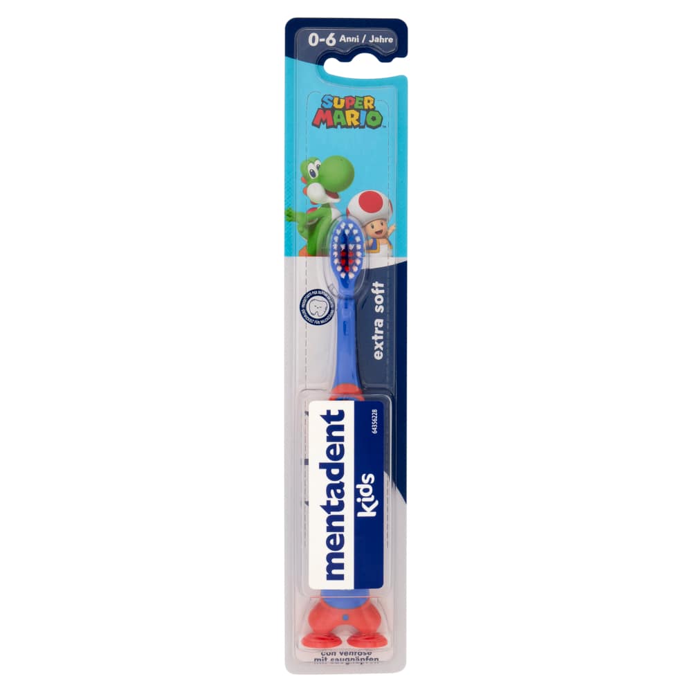 MENTADENT SPAZZOLINO KIDS 0-6 ANNI EXTRA SOFT SUPER MARIO