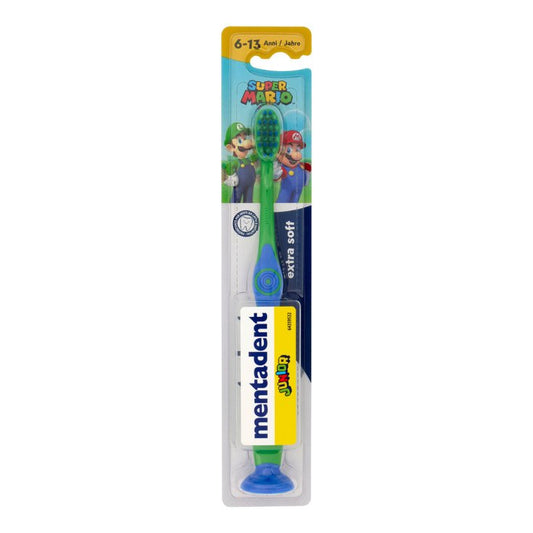 MENTADENT SPAZZOLINO JUNIOR 6-13 ANNI EXTRA SOFT SUPER MARIO