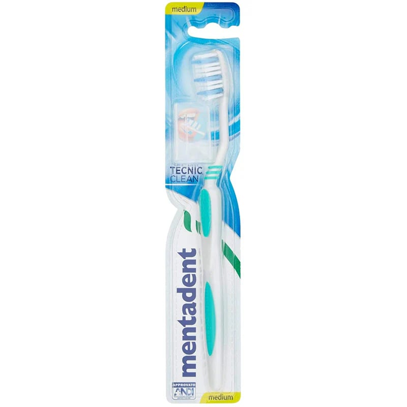 MENTADENT SPAZZOLINO TECNIC CLEAN MEDIUM