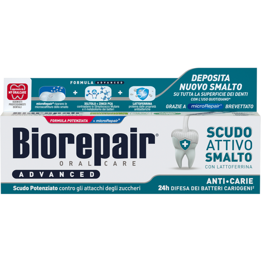 BIOREPAIR DENTIFRICIO 75ML ADVANCED SCUDO ATTIVO ANTI-CARIE