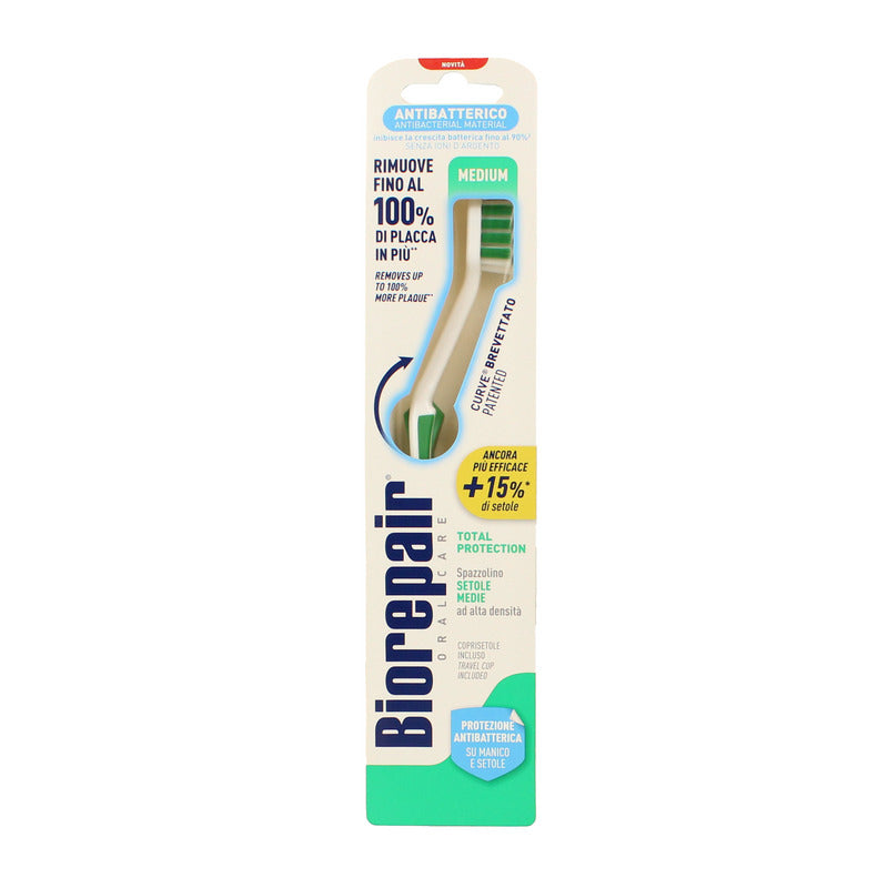BIOREPAIR SPAZZOLINO TOTAL PROTECTION ANTIBATTERICO MEDIUM
