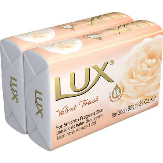 LUX SAPONE 2X80G VELVET TOUCH