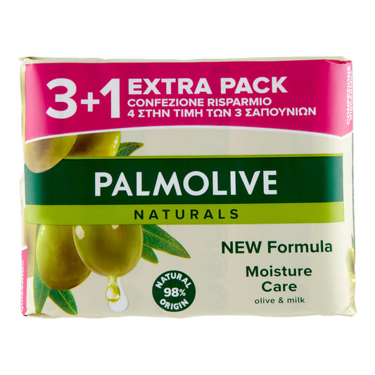PALMOLIVE SAPONE 3+1 X90G OLIVA E LATTE MOISTURE CARE