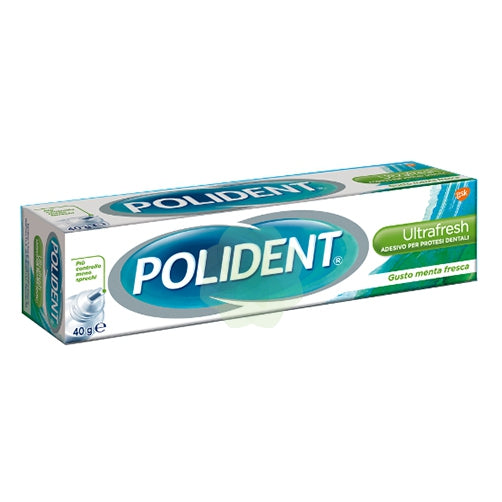 POLIDENT ADESIVO PROTESI DENTALE 40G ULTRAFRESCO MENTA