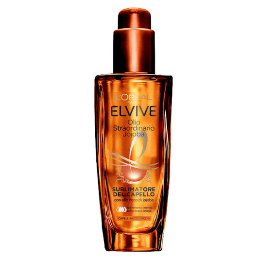 L'OREAL ELVIVE OLIO STRAORDINARIO JOJOBA 100ML SUBLIMATORE DEL CAPELLO CAPELLI MOLTO SECCHI