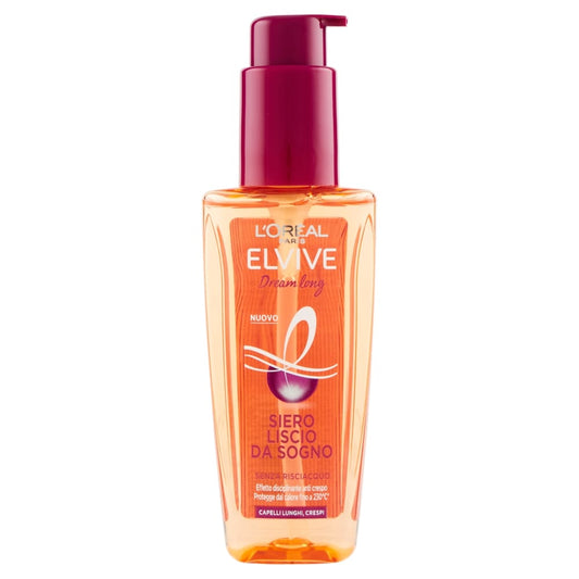 L'OREAL ELVIVE DREAM LONG SIERO LISCIO DA SOGNO SENZA RISCIACQUO 100ML CAPELLI LUNGHI CRESPI