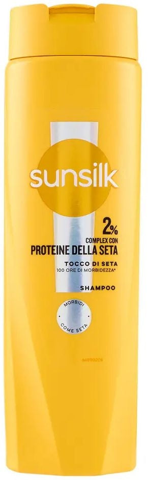 SUNSILK SHAMPOO 250ML TOCCO DI SETA 2% COMPLEX CON PROTEINE DELLA SETA