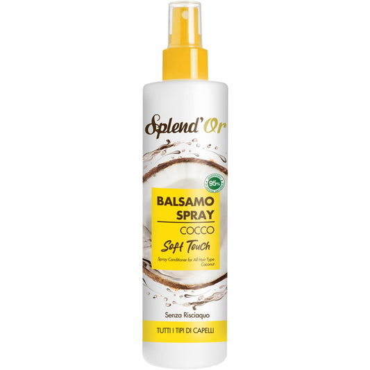 SPLEND'OR BALSAMO SPRAY 200ML COCCO SOFT TOUCH SENZA RISCIACQUO TUTTI I TIPI DI CAPELLI