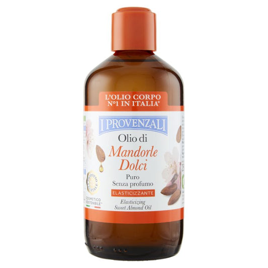 I PROVENZALI OLIO DI MANDORLE DOLCI 250ML PURO SENZA PROFUMO ELASTICIZZANTE