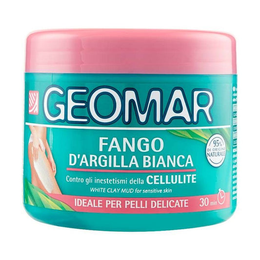 GEOMAR FANGO D'ARGILLA BIANCA 650G PELLI DELICATE