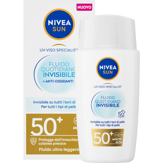 NIVEA SUN UV VISO SPECIALIST FLUIDO QUOTIDIANO INVISIBILE SPF 50+ 40ML