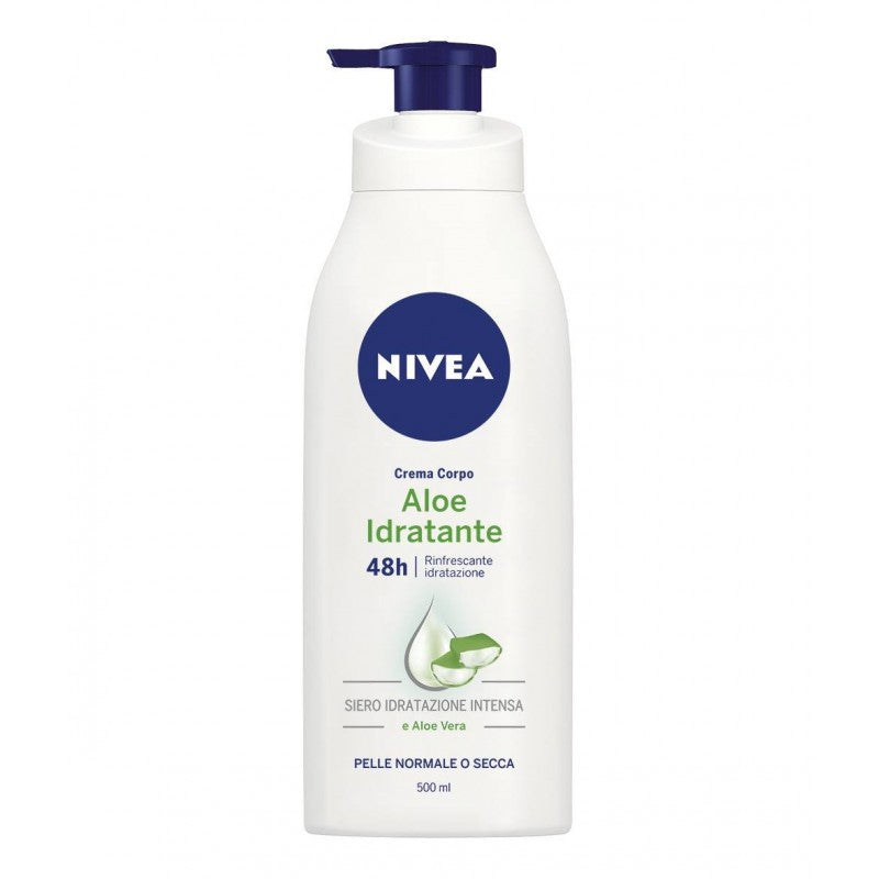 NIVEA CREMA CORPO 500ML ALOE IDRATANTE PELLE NORMALE O SECCA