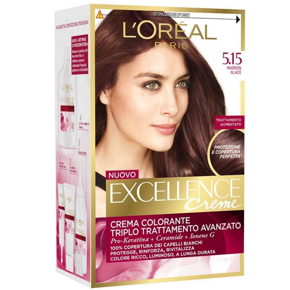 L'OREAL EXCELLENCE PURE CREME 5.15 MARRON GLACE