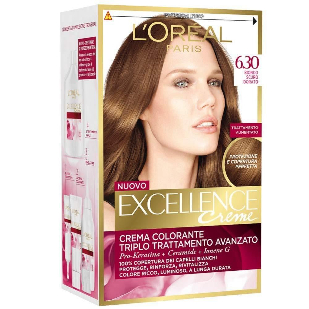 L'OREAL EXCELLENCE PURE CREME 6.30 BIONDO SCURO DORATO