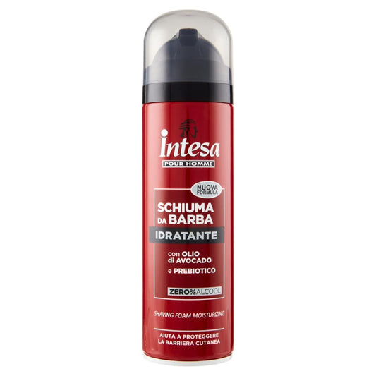 INTESA SCHIUMA DA BARBA 300ML IDRATANTE OLIO DI AVOCADO E PREBIOTICO