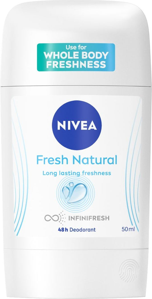 NIVEA DEO STICK 50ML FRESH NATURAL 48H