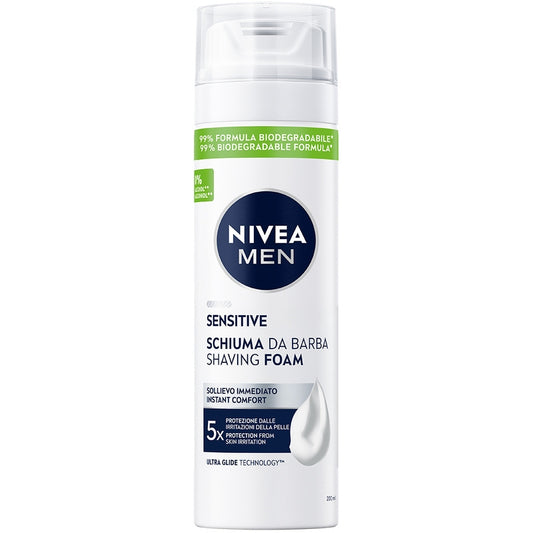NIVEA MEN SCHIUMA DA BARBA 200ML SENSITIVE SOLLIEVO IMMEDIATO