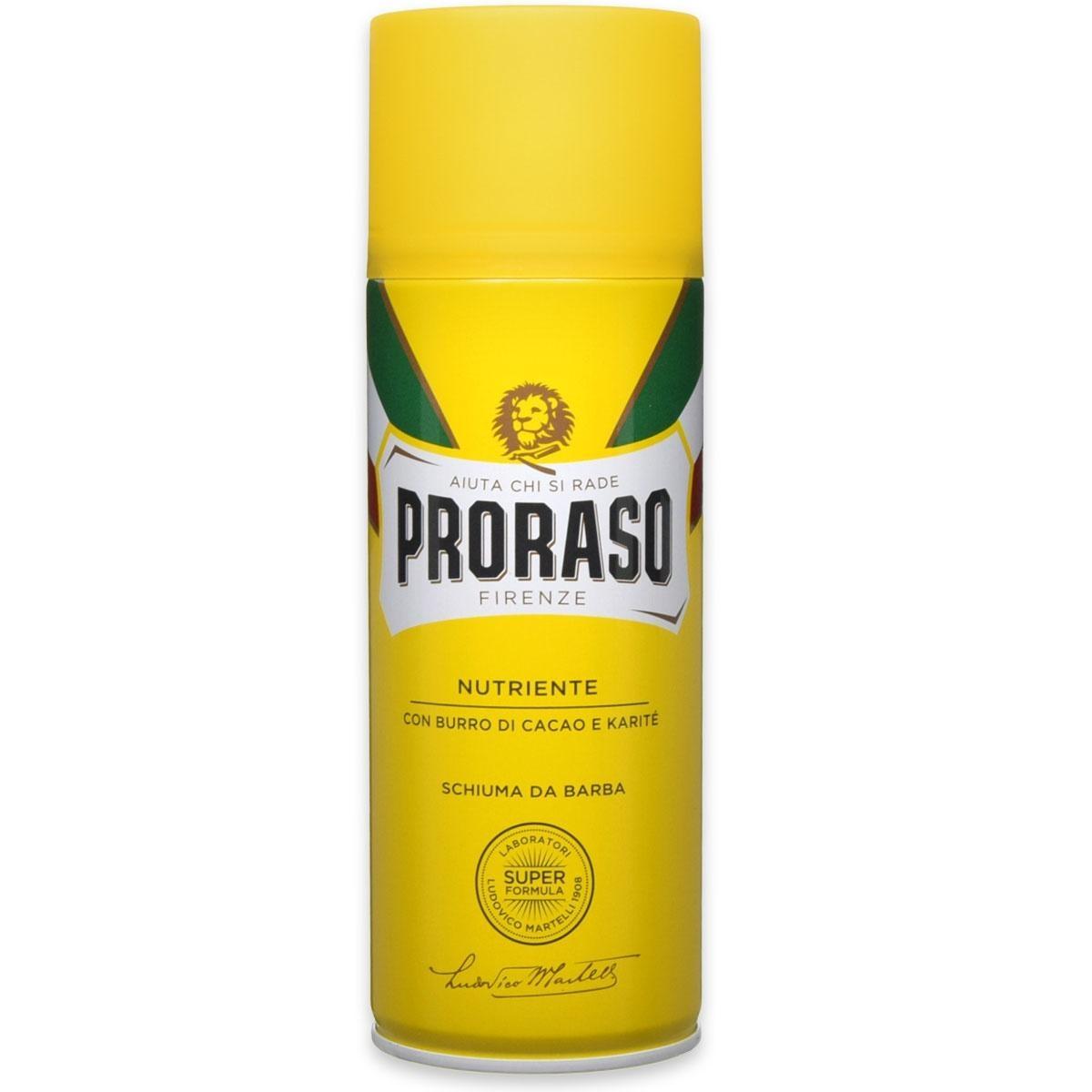 PRORASO SCHIUMA DA BARBA 400ML NUTRIENTE BURRO DI CACAO E KARITE'