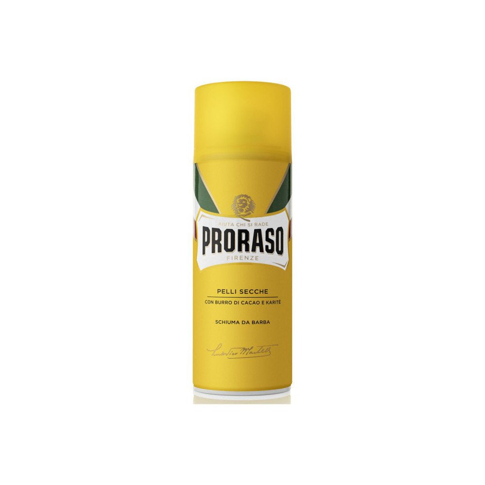 PRORASO SCHIUMA DA BARBA 400ML PELLI SECCHE BURRO DI CACAO E KARITE'