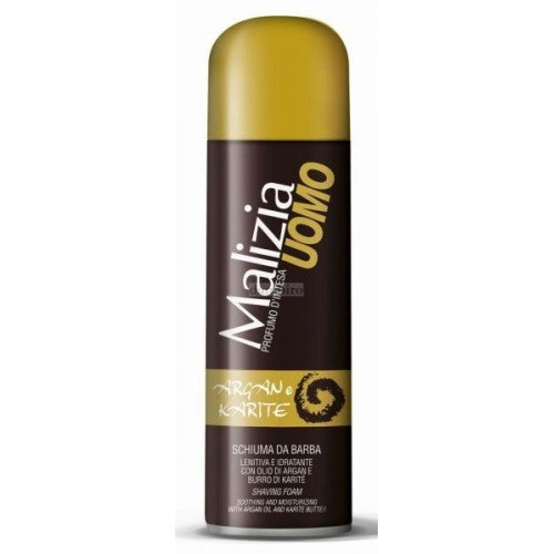 MALIZIA UOMO SCHIUMA DA BARBA 300ML ARGAN E KARITE