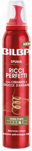 BILBA SPUMA 200ML RICCI PERFETTI CON CERAMIDI E ARGAN EXTRA FORTE 4
