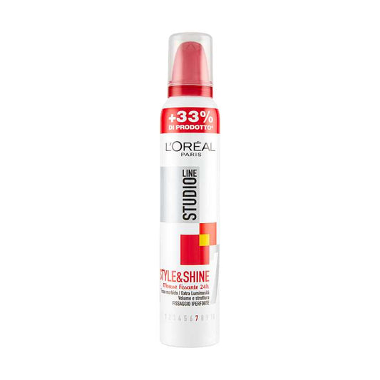L'OREAL STUDIO LINE MOUSSE STYLE & SHINE 200ML