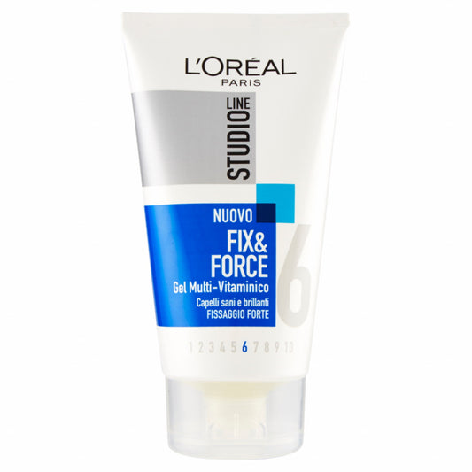 L'OREAL STUDIO LINE GEL FIX&FORCE 6 FISSAGGIO FORTE 150ML