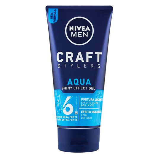 NIVEA MEN CRAFT STYLERS GEL AQUA SHINY EFFECT 6 150ML