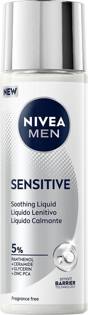 NIVEA MEN SENSITIVE LIQUIDO LENITIVO 100ML 5% PANTHENOL +CERAMIDE +GLYCERIN +ZINC PCA