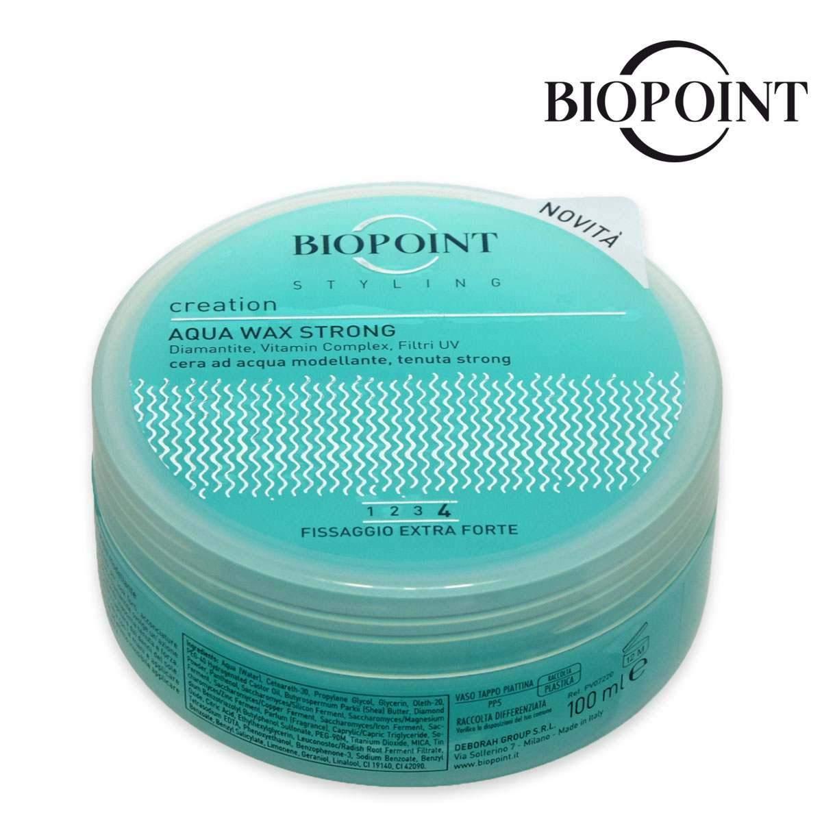 BIOPOINT AQUA WAX STRONG 4 CERA AD ACQUA MODELLANTE 100ML