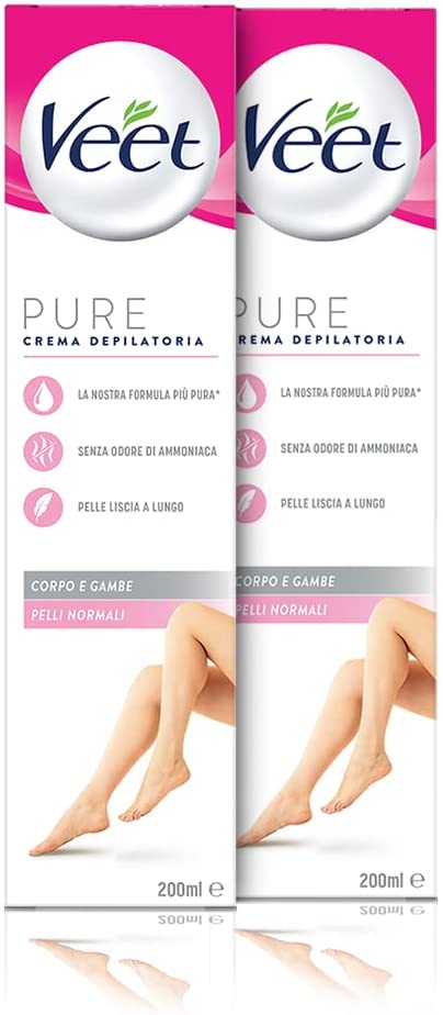 VEET PURE CREMA DEPILATORIA CORPO E GAMBE PELLI NORMALI 200ML