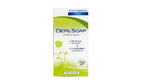 DEPILSOAP STRISCE DEPILATORIE VISO PELLI NORMALI X20