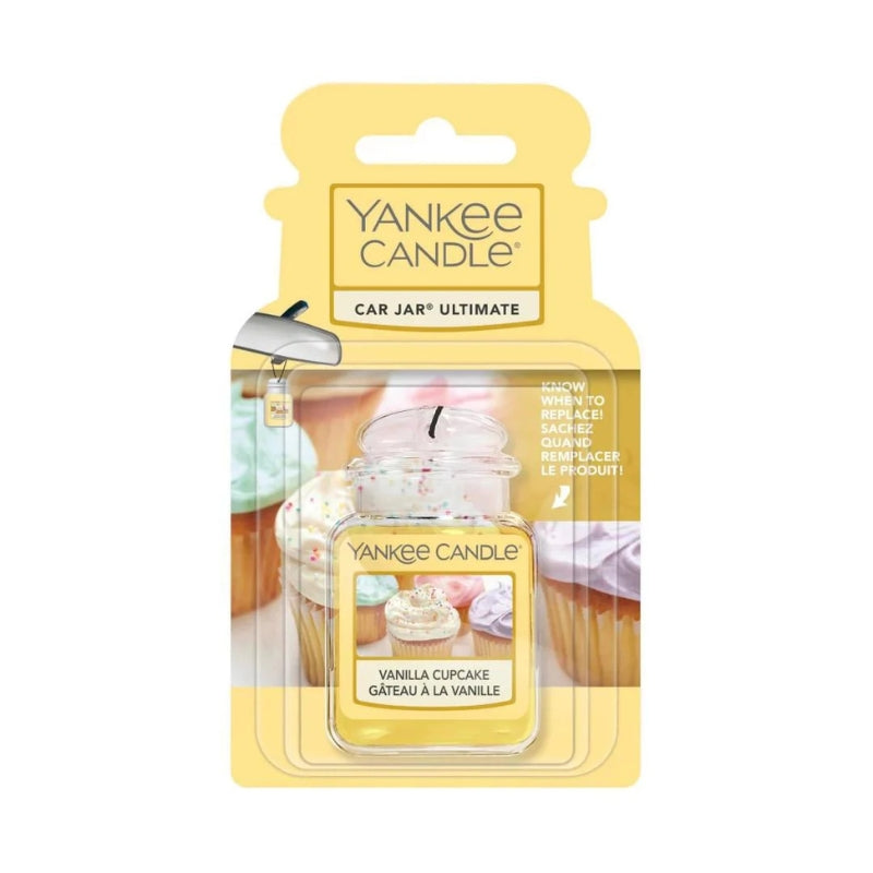YANKEE CANDLE CAR JAR ULTIMATE VANILLA CUPCAKE
