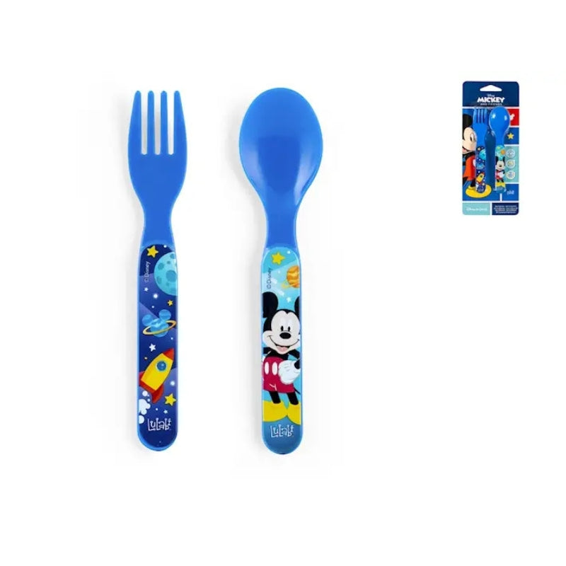 LULABI DISNEY HOME SET 2 POSATE 6M+ MICKEY COSMO